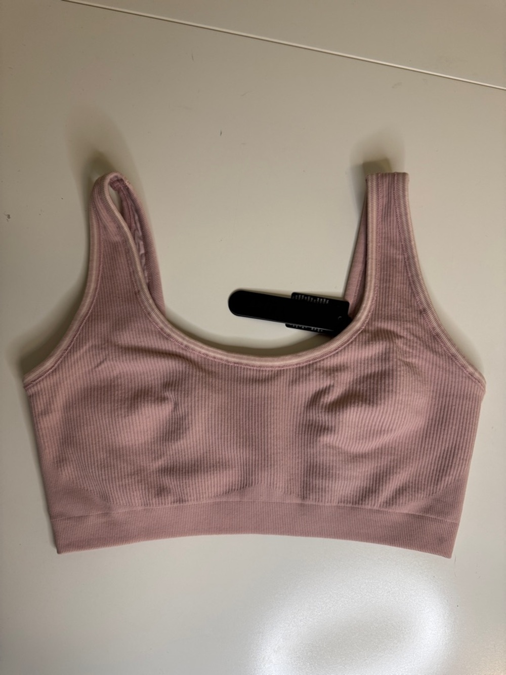 Nike Skims Himalayan Pink Ribbed Seamless Scoop Bra NWTs Medium